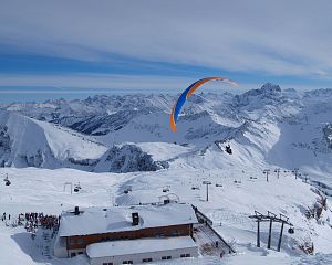 Bergbahnen Diedamskopf Paragleiten Drachenfliegen Fliegen Fliegerberg Bregenzerwald