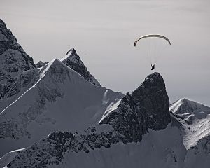 Bergbahnen Diedamskopf Paragleiten Drachenfliegen Fliegen Fliegerberg Bregenzerwald