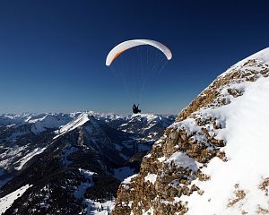 Bergbahnen Diedamskopf Paragleiten Drachenfliegen Fliegen Fliegerberg Bregenzerwald