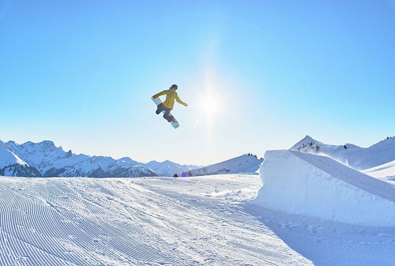 Diedamspark Diedamskopf Shredden Freestyle Vorarlberg Au Schoppernau Bregenzerwald Snowpark